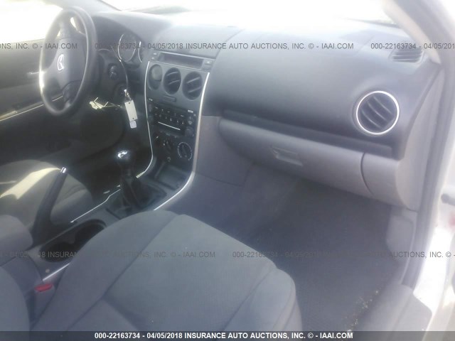 1YVHP80C975M12383 - 2007 MAZDA 6 I SILVER photo 5