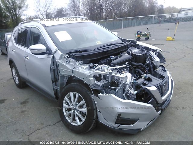 KNMAT2MV3HP604545 - 2017 NISSAN ROGUE S/SV SILVER photo 1