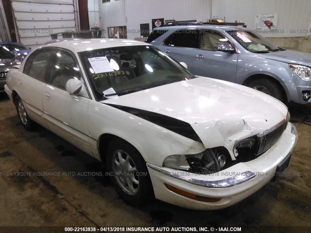 1G4CW54KX14218702 - 2001 BUICK PARK AVENUE  WHITE photo 1