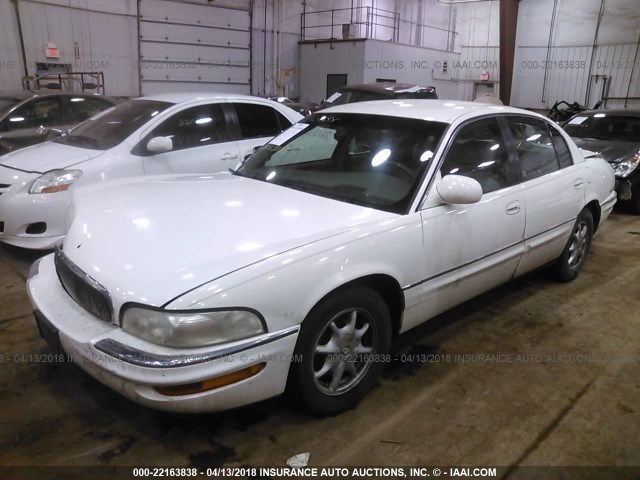 1G4CW54KX14218702 - 2001 BUICK PARK AVENUE  WHITE photo 2