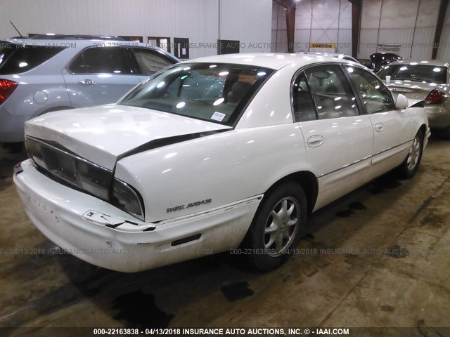 1G4CW54KX14218702 - 2001 BUICK PARK AVENUE  WHITE photo 4