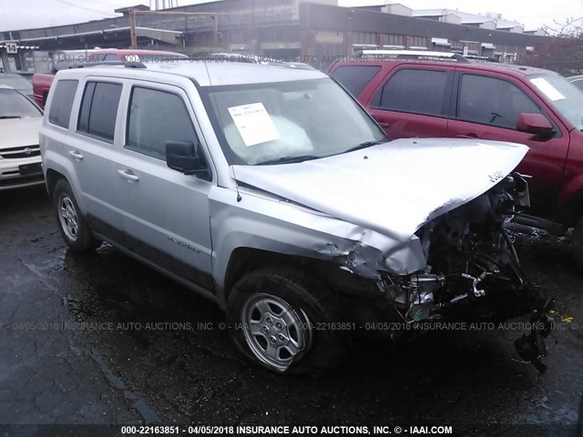 1J4NF1GB2BD222806 - 2011 JEEP PATRIOT SPORT SILVER photo 1