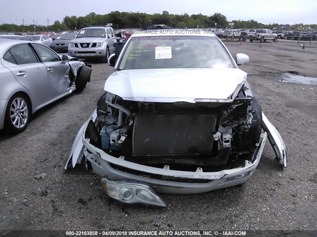 4T1BK3DB5BU377916 - 2011 TOYOTA AVALON LIMITED WHITE photo 6