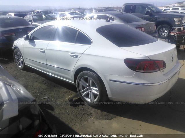 WVWBP7AN5FE827978 - 2015 VOLKSWAGEN CC SPORT WHITE photo 3