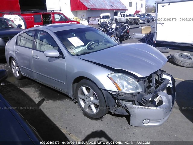 1N4BA41E44C851364 - 2004 NISSAN MAXIMA SE/SL SILVER photo 1