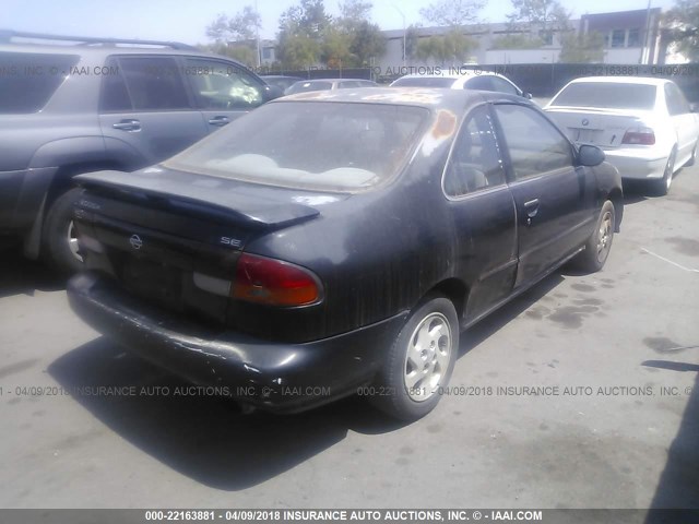 1N4AB42D7VC516129 - 1997 NISSAN 200SX SE BLACK photo 4