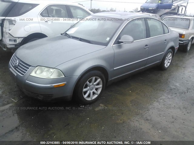 WVWPD63B14P250850 - 2004 VOLKSWAGEN PASSAT GLS GRAY photo 2