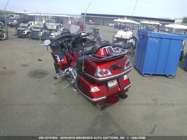 1HFSC47LXAA900204 - 2010 HONDA GL1800 RED photo 3