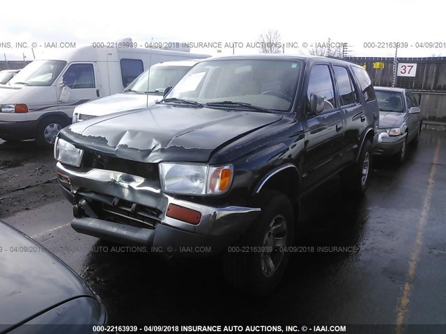 JT3HN86RXT0051247 - 1996 TOYOTA 4RUNNER SR5 BLACK photo 2