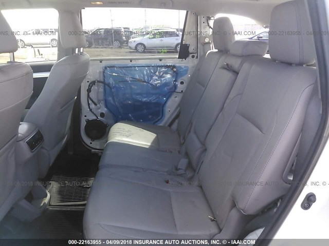 5TDJKRFH1FS082522 - 2015 TOYOTA HIGHLANDER XLE თეთრი ფოტო 8
