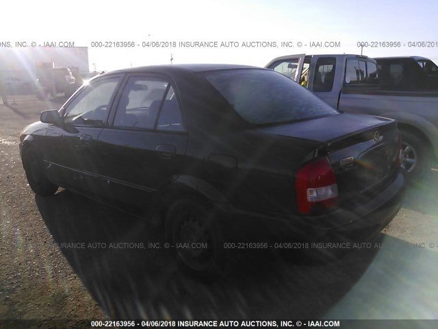 JM1BJ2223X0122894 - 1999 MAZDA PROTEGE DX/LX BLACK photo 3