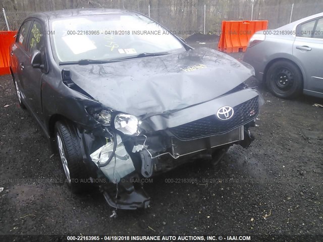 2T1BU4EE2AC279791 - 2010 TOYOTA COROLLA S/LE/XLE GRAY photo 6