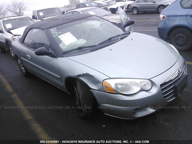 1C3EL45R36N142063 - 2006 CHRYSLER SEBRING GRAY photo 1