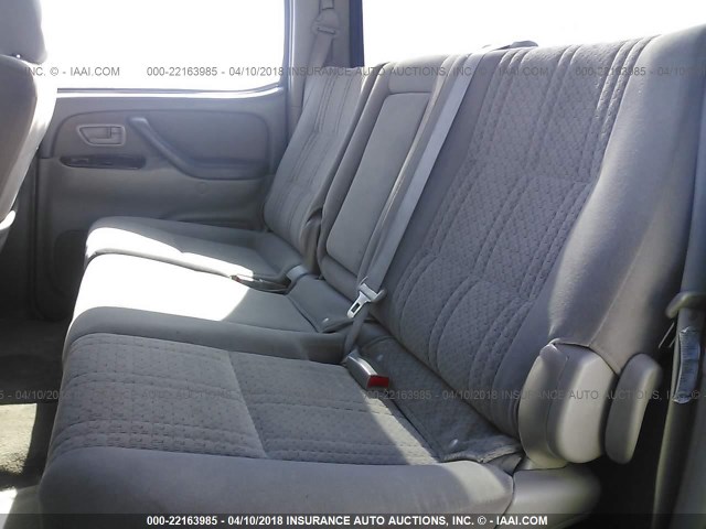 5TBET34185S474406 - 2005 TOYOTA TUNDRA DOUBLE CAB SR5 GOLD photo 8