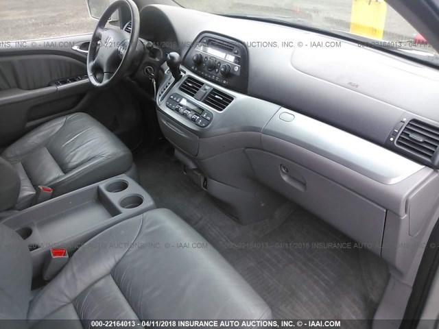 5FNRL38668B076487 - 2008 HONDA ODYSSEY EXL ვერცხლისფერი ფოტო 5