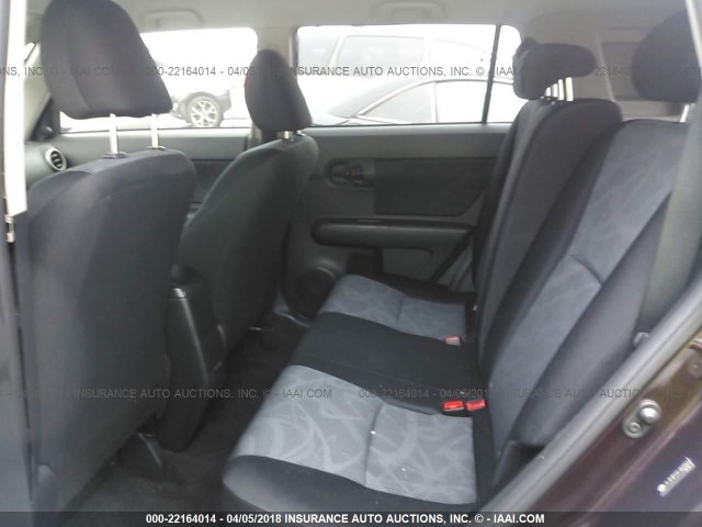 JTLZE4FE0CJ003955 - 2012 TOYOTA SCION XB BURGUNDY photo 8
