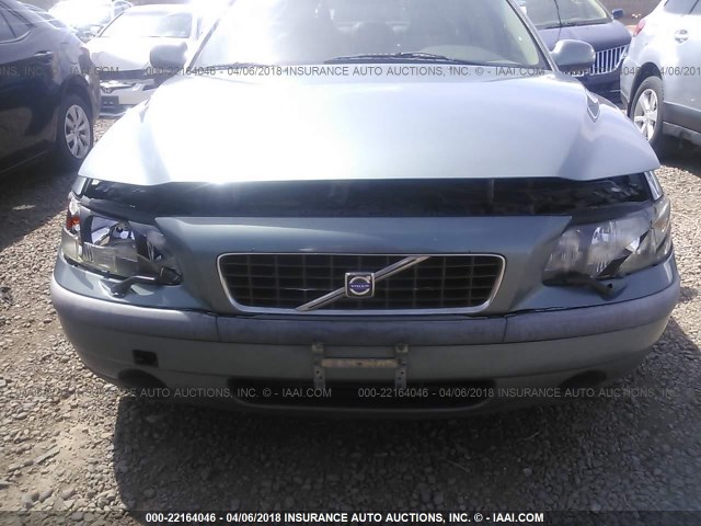 YV1RS61T932259683 - 2003 VOLVO S60 GREEN photo 6