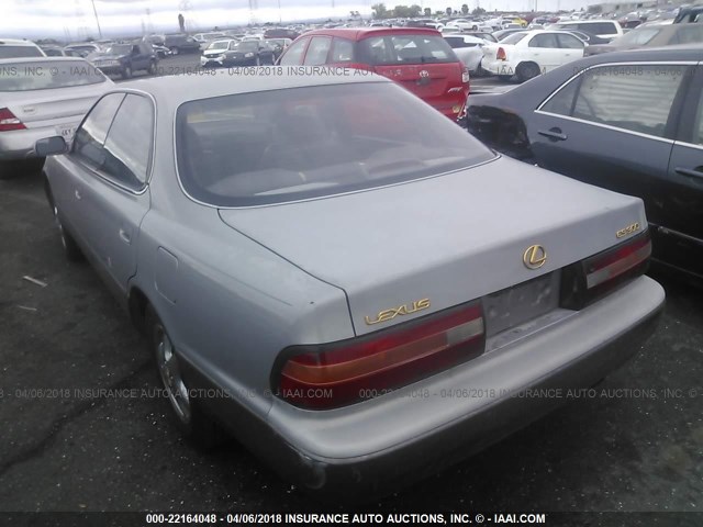 JT8BF12G5T0155069 - 1996 LEXUS ES 300 GRAY photo 3