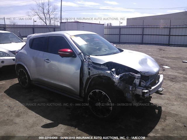 JN8AF5MVXFT561579 - 2015 NISSAN JUKE S/SV/SL/NISMO SILVER photo 1