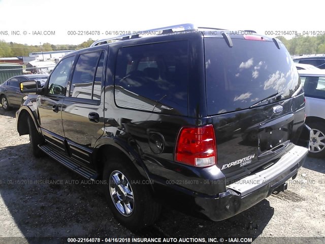 1FMFU195X6LA25171 - 2006 FORD EXPEDITION LIMITED BLACK photo 3