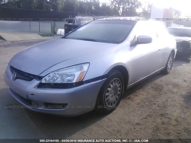 1HGCM72284A024508 - 2004 HONDA ACCORD LX SILVER photo 2