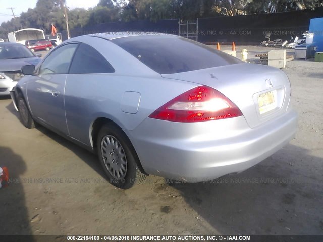 1HGCM72284A024508 - 2004 HONDA ACCORD LX SILVER photo 3