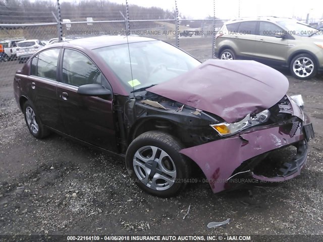 1G8AL52F83Z182860 - 2003 SATURN ION LEVEL 3 MAROON photo 1