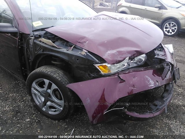 1G8AL52F83Z182860 - 2003 SATURN ION LEVEL 3 MAROON photo 6
