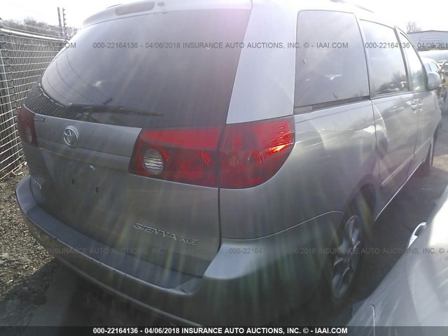 5TDZA22C96S547510 - 2006 TOYOTA SIENNA XLE/XLE LIMITED SILVER photo 4