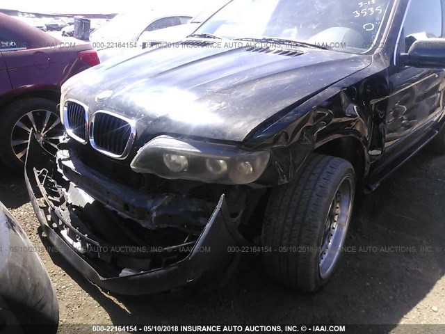 WBAFB33531LH25315 - 2001 BMW X5 4.4I BLACK photo 6