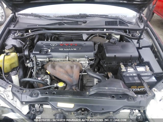 JTDBE32K620008150 - 2002 TOYOTA CAMRY LE/XLE/SE შავი ფოტო 10