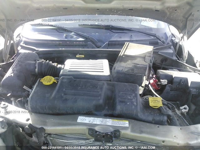 1D4HS48N43F602943 - 2003 DODGE DURANGO SLT GOLD photo 10