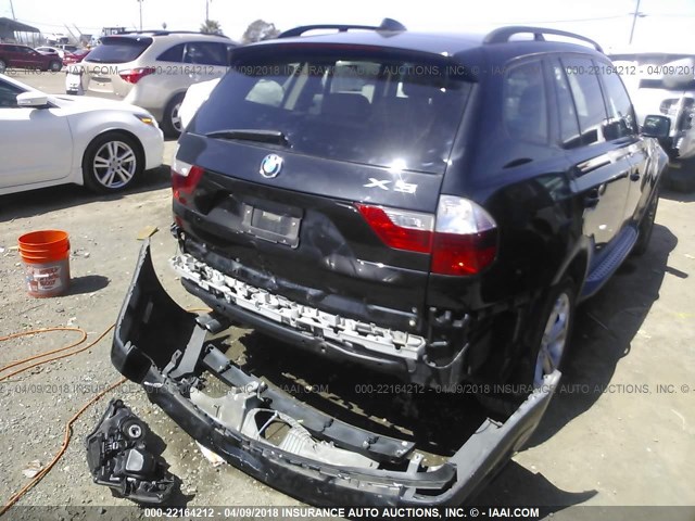 WBXPC93499WJ27626 - 2009 BMW X3 XDRIVE30I BLACK photo 6