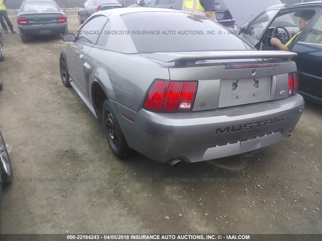 1FAFP42X92F137001 - 2002 FORD MUSTANG GT GRAY photo 3