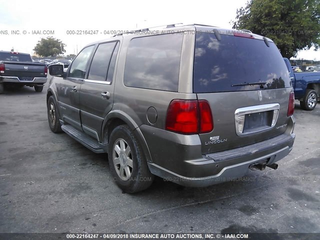 5LMFU28R63LJ15257 - 2003 LINCOLN NAVIGATOR BROWN photo 3