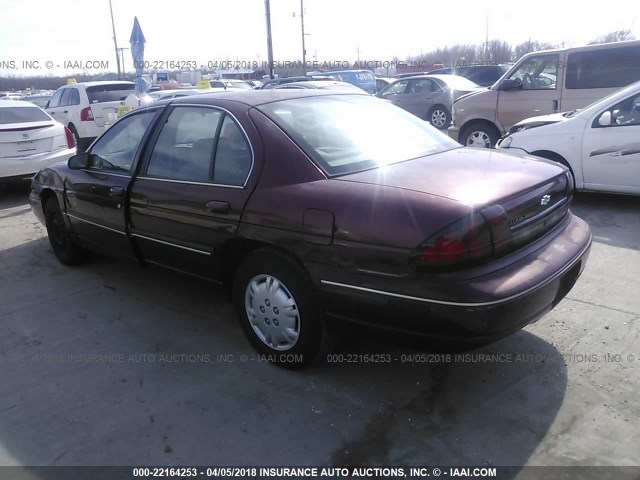 2G1WL52M9W1131769 - 1998 CHEVROLET LUMINA LS MAROON photo 3