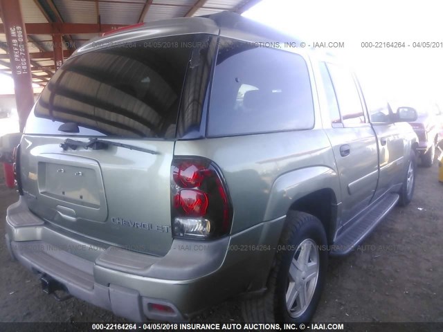 1GNES16S436156680 - 2003 CHEVROLET TRAILBLAZER EXT GREEN photo 4