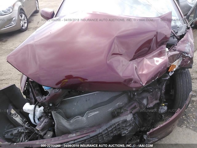 JHMZE2H58BS003710 - 2011 HONDA INSIGHT LX PURPLE photo 10