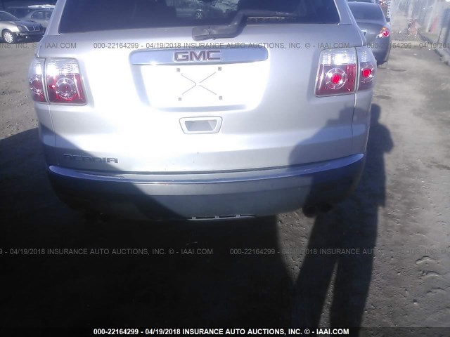 1GKER23758J128616 - 2008 GMC ACADIA SLT-1 Plata foto 6