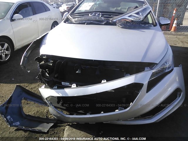 5NPE34AF5FH102977 - 2015 HYUNDAI SONATA SPORT/LIMITED SILVER photo 6