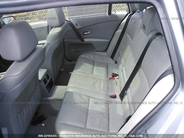 WBANN73526B799071 - 2006 BMW 530 XIT SILVER photo 8