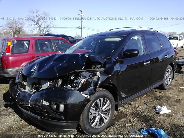 5N1DR2MMXHC695464 - 2017 NISSAN PATHFINDER S/SV/SL/PLATINUM BLACK photo 2