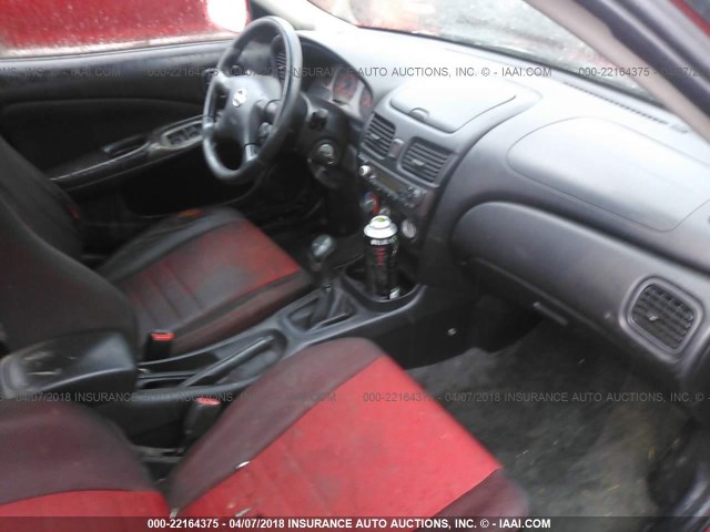 3N1AB51A42L728397 - 2002 NISSAN SENTRA SE-R SPEC V RED photo 5