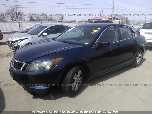 1HGCP264X9A067115 - 2009 HONDA ACCORD LXP BLUE photo 2