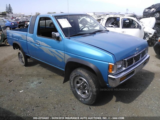 1N6SD16Y0SC329960 - 1995 NISSAN TRUCK KING CAB XE BLUE photo 1