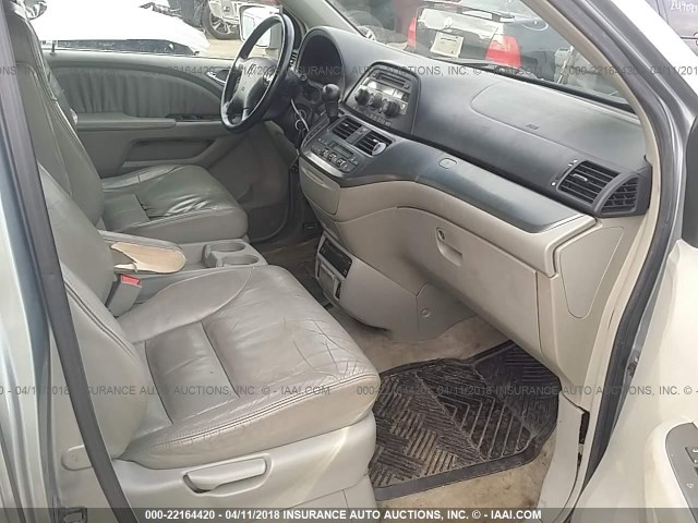 5FNRL38796B009078 - 2006 HONDA ODYSSEY EXL ღია ლურჯი ფოტო 5
