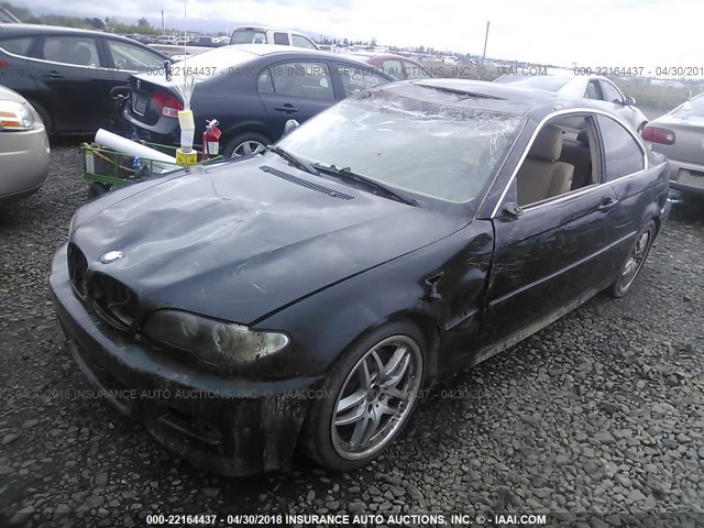 WBABD53484PL11713 - 2004 BMW 330 CI BLACK photo 2