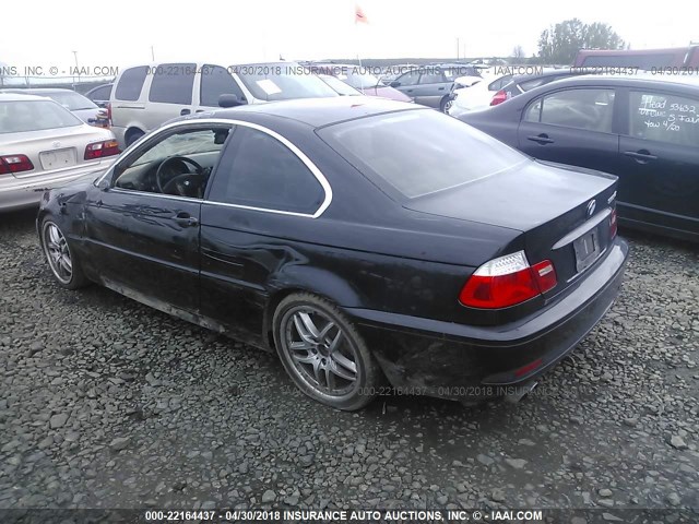 WBABD53484PL11713 - 2004 BMW 330 CI BLACK photo 3