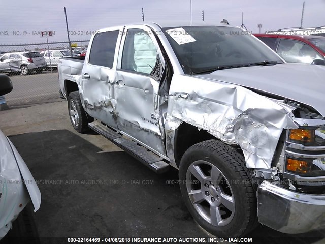 3GCUKREC9EG211333 - 2014 CHEVROLET SILVERADO K1500 LT SILVER photo 6