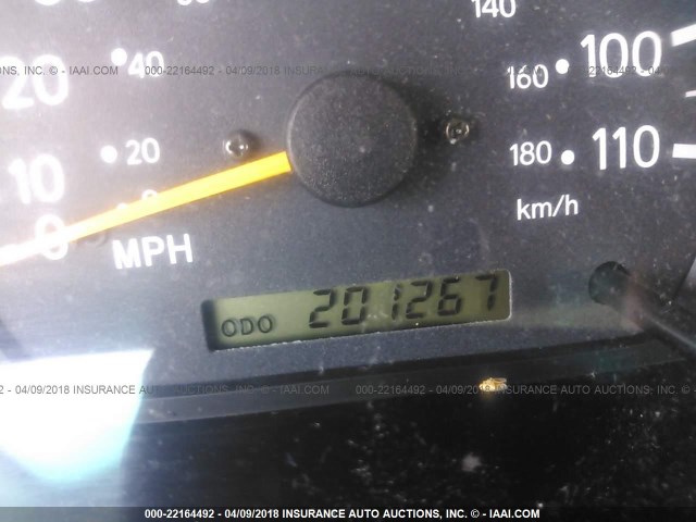 4TASN92N0YZ608174 - 2000 TOYOTA TACOMA XTRACAB PRERUNNER ოქროსფერი ფოტო 7